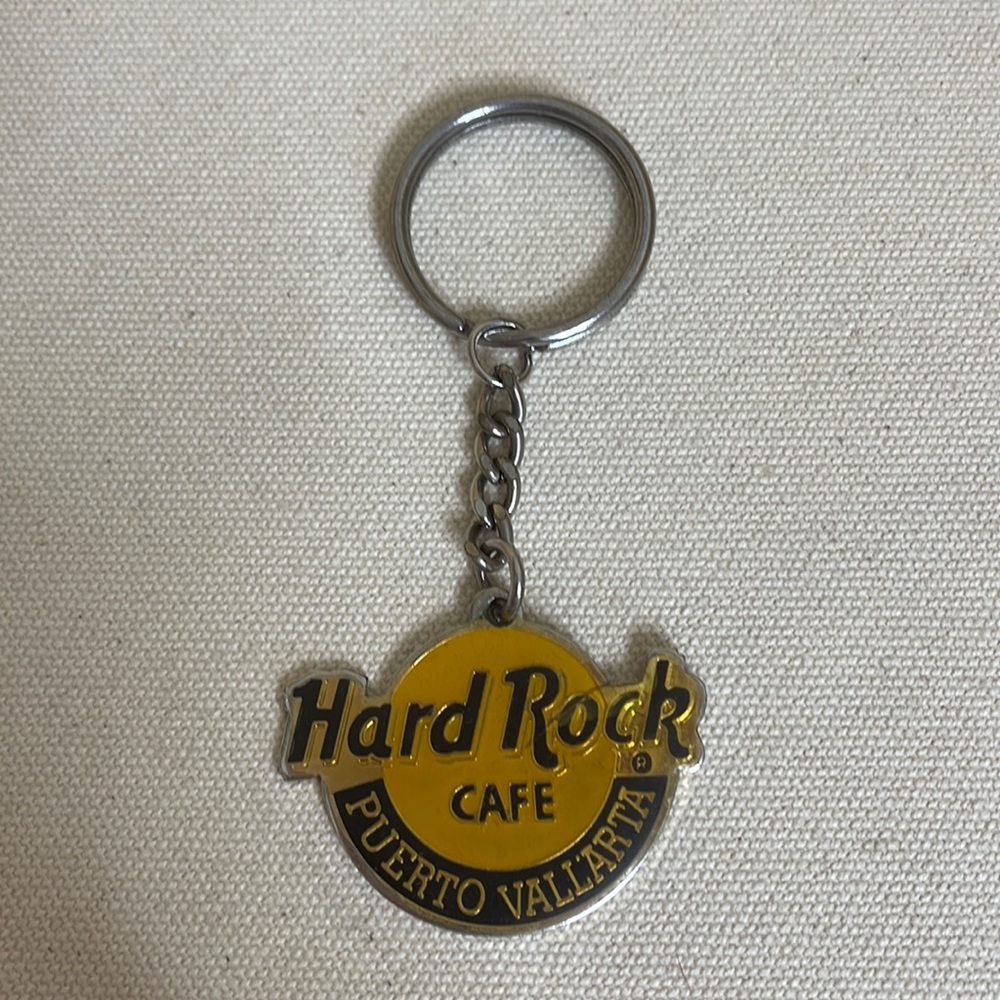 Vintage Hard Rock Cafe Puerto Vallarta Key Chain